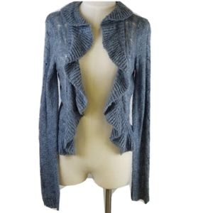 NWT Decree Ruffle Open Front Cardigan Size XL